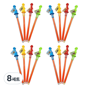 재미존 스틱 왕 비눗방울 100ml 4종세트, 그린 + 블루 + 옐로우 + 레드, 8세트