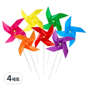 캐스비 스포츠 대왕 바람개비 7종 세트, 혼합색상, 4세트