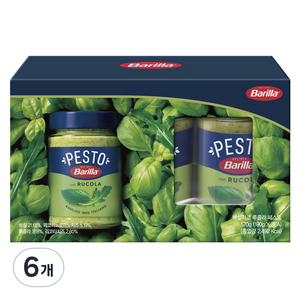 바릴라 바실리코 루콜라 페스토 소스, 6개, 190g