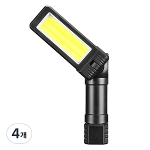 LED COB 충전식 1530C 멀티랜턴 DJ-34, 혼합색상, 4개