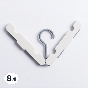 셀렉숀 여행용 접이식 속옷 양말 건조대, 8개, 화이트