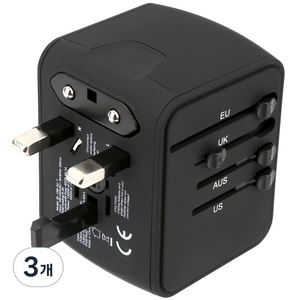 넥스트유 해외여행용 멀티플러그 USB 4포트 NEXT-006TC-4P, 3개