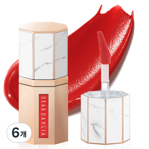 디어달리아 파라다이스 드림 벨벳 립 무스, 레이디버그, 6.5ml, 6개
