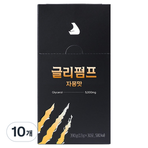 잠백이 글리펌프 자몽맛 30p, 390g, 10개