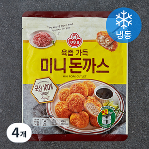 오뚜기 육즙 가득 미니 돈까스 (냉동), 400g, 4개