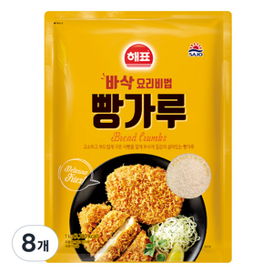 해표 빵가루, 1kg, 8개