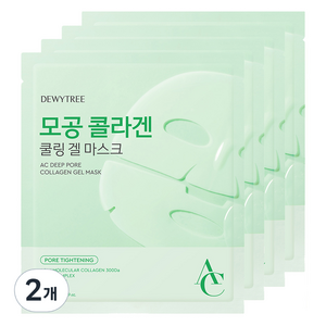듀이트리 AC 딥 모공 콜라겐 겔 마스크팩, 4개입, 2개