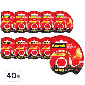 스카치 다용도테이프 디스펜서 581 18mm x 15m, 40개