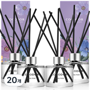 코코도르 시그니처 디퓨저, 우디호텔, 120ml, 20개