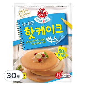 오뚜기 라이트 앤 조이 당을줄인 핫케이크 믹스, 400g, 30개