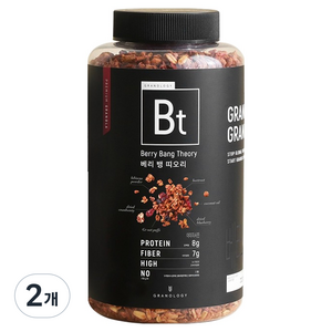 그라놀로지 베리 뱅 띠오리 그래놀라, 440g, 2개
