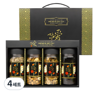 다반사 자연애 4종 견과 선물세트 골드 1호 710g, 4세트