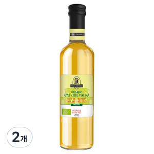 빌라그리멜리 유기농 애플사이다 비니거 식초, 2개, 500ml
