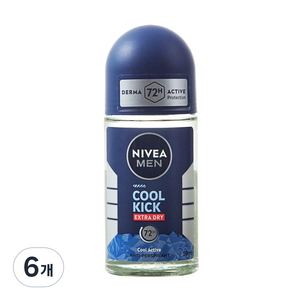니베아맨 남성용 롤온 쿨킥, 50ml, 6개