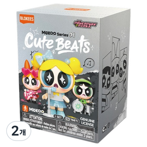 블로키 블로키 파워퍼프걸 FM01 큐티비트 프라모델 랜덤발송, 2개