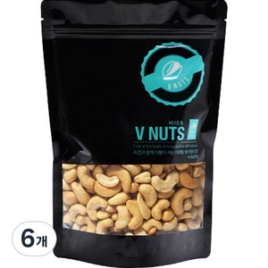 비너츠 볶음캐슈넛, 600g, 6개