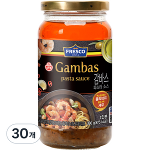 오뚜기프레스코 감바스 파스타소스, 30개, 380g