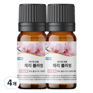 NAMU 양모볼 패브릭 오일 10ml 체리블라썸, 혼합색상, 4개