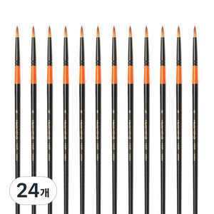 화홍 수채화붓 700R, 6호, 24개