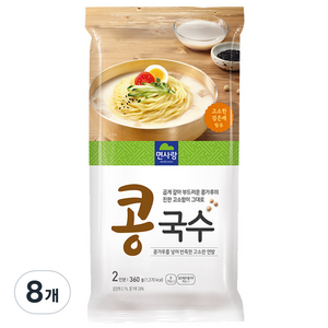 면사랑 콩국수, 360g, 8개
