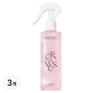 그로우어스 데미지 테라피 노워시 트리트먼트 EX, 250ml, 3개