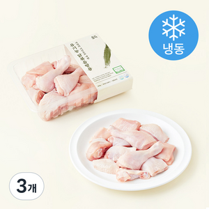 올계 유기축산물 인증 닭볶음탕용 (냉동), 800g, 3개