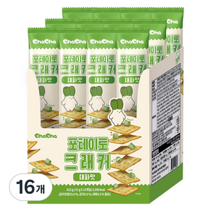 챠챠 포테이토 크래커 대파맛 12p, 16개, 612g