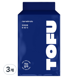 네네린도 고양이가는입자 두부모래 4p, 18kg, 3개, 라벤더향