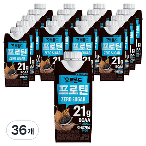 오트몬드 프로틴 쿠키앤크림, 250ml, 36개