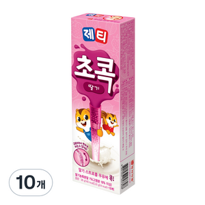 제티 초콕 분말 스트로 딸기맛, 3.6g, 10개입, 10개