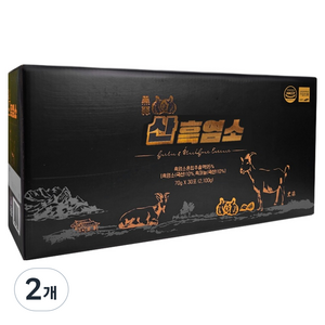 웰빙스토리 흑마늘 산 흑염소 진액 30p, 2.1L, 2개