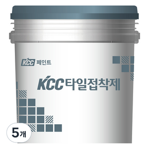 KCC페인트 타일접착제 4kg, 5개