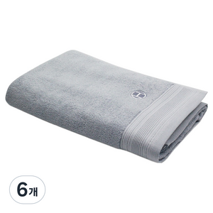 호텔컬렉션 송월 클래식68 바스타월 460g 30수 코마사, 라이트그레이, 6개