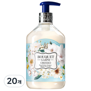부케가르니 딥퍼퓸 샴푸 베이비파우더 향, 500ml, 20개