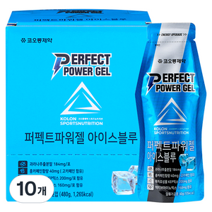 코오롱제약 퍼펙트 파워젤 아이스블루, 12회분, 10개