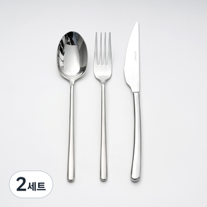 이스트마크 커트러리 스테이크 3종 세트, 디너스푼 + 디너포크 + 스테이크나이프, 2세트