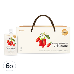 천호엔케어 구기자 프리미엄 건강즙, 2.4L, 6개