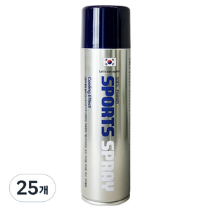 대일제약 쿨링 솔루션 스포츠 스프레이 420ml, 25개