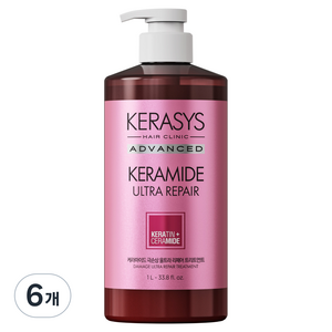 케라시스 케라마이드 극손상 울트라 리페어 트리트먼트, 1L, 6개