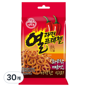 오뚜기 열라면 프레첼, 30개, 50g