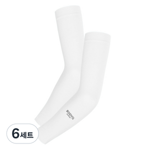 바디큐 자외선차단 스포츠 쿨토시, 화이트, 6세트