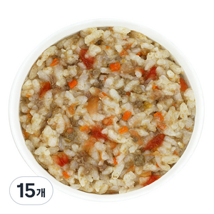 짱죽 유아용 실온 이유식 완료기 아기밥, 혼합맛(비프/토마토), 160g, 15개