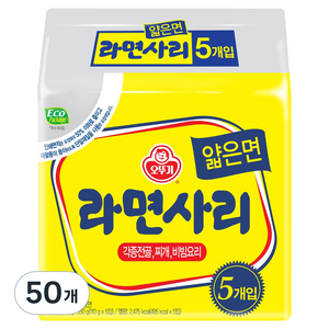 오뚜기 라면사리 얇은면 110g, 50개