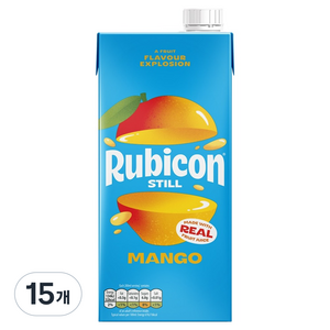 rubicon 망고 주스, 15개, 1L