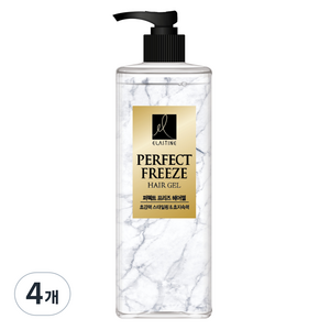 엘라스틴 퍼펙트 프리즈 헤어젤, 450ml, 4개
