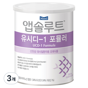 앱솔루트 유시디1 포뮬러, 350g, 3개