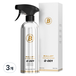 불렛 스트라다 퀵 디테일러 물왁스 Q001, 500ml, 3개
