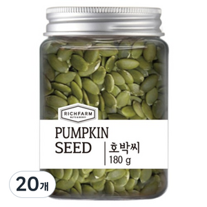 리치팜너트 호박씨 수푸림, 180g, 20개