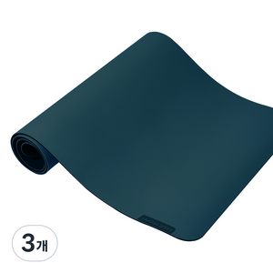 가네샤요가프랍스 베이직 프랍스 와이드 TPE 요가매트, Bluish Green, 3개