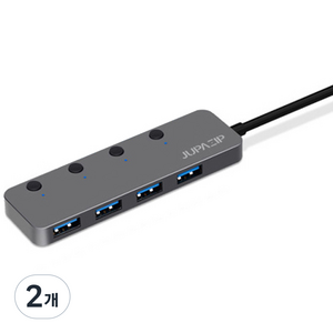 주파집 3.1 USB 허브 1.2m JP-hub 200, 혼합색상, 2개